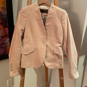 Zara suede blazer, light pink, Size XS